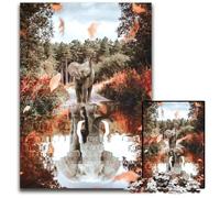 Jigsaw Puzzles for Adults 1000 Piece Baby Elephant Reflection Paper Jigsaw Puzzles for Birthdays And Holidays 1000 PCS(38x26cm)