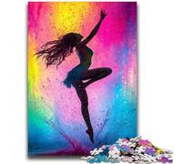 Jigsaw Puzzles for Adults 1000 Piece Ballet Dancer Oil Painting Challenging Game Toys Deal As Gifts for The Whole Family for Ages 14+ 38x26cm