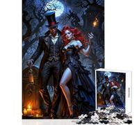 Jigsaw Puzzles for Adults 1000 Piece Baron Samedi Jigsaw Puzzles 1000 Relaxing Games Birthday Gifts Perfect Decoration (38x26cm)