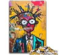 Jigsaw Puzzles for Adults 1000 Piece Basquiat Style 1000 Pieces for Adults,Artistic Wall Decor & Birthday Gift Idea for Friends, Home Office (50x75cm)