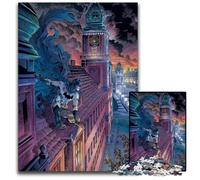 Jigsaw Puzzles for Adults 1000 Piece Batman The World Illustration Poland Paper Jigsaw Puzzles for Adults Erfect for Home Decor Birthdays Holidays And Gifts 1000 PCS(38x26cm)