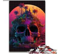 Jigsaw Puzzles for Adults 1000 Piece Beach Skeleton Jigsaws 1000 Pieces for Adults Family Activity Game for Teenagers, Challenging Brain Teaser (Size 26x38cm)