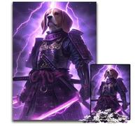 Jigsaw Puzzles for Adults 1000 Piece Beagle Samurai Warrior Wooden Jigsaw for Teenagers & Teens Ideal Birthday 1000 PCS(75x50cm)