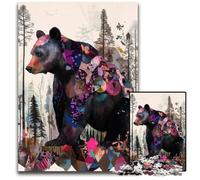 Jigsaw Puzzles for Adults 1000 Piece Bear in A Forest Jigsaw Puzzles Perfect for Teenagers Family Bonding Brain Teaser & DIY Home Decor Gift 1000 PCS(75x50cm)