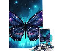 Jigsaw Puzzles for Adults 1000 Piece Beautiful Butterfly Fun at Home Activities, Improve Memory Home Decoration Toys for Age 14+ Game (50x75cm)