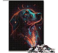 Jigsaw Puzzles for Adults 1000 Piece Beautiful Dog Made of Wood, Fun at Home Activities, Birthday Present, Travel Gifts 50x75cm Birthday Party for Men Women