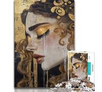 Jigsaw Puzzles for Adults 1000 Piece Beautiful Face of The Goddess Adult Puzzles,Toys Educational Games Stress Relieving Unique Birthday And Gifts 38x26cm