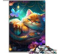Jigsaw Puzzles for Adults 1000 Piece Beautiful Garfield Cat cardboard Jigsaw Puzzles size 26x38cm Brain Teaser & Home Decor, Perfect
