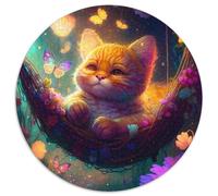 Jigsaw Puzzles for Adults 1000 Piece Beautiful Garfield Cat Jigsaw Puzzles for Adults Perfect for Family Fun on Christmas,Thanksgiving,Birthdays & Easter (Size 67.5x67.5cm)