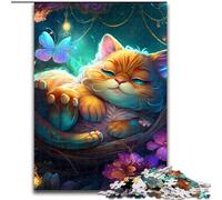 Jigsaw Puzzles for Adults, 1000 Piece Beautiful Garfield Cat Puzzles for Adults Perfect for Family Gatherings, Birthdays, Holidays size : 50x75cm