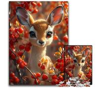 Jigsaw Puzzles for Adults 1000 Piece Beautiful Gazelle Cartoon Puzzles for Adults Home Activity for Holidays Birthdays And Family Game Nights 1000 PCS(38x26cm)