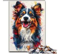 Jigsaw Puzzles for Adults, 1000 Piece Beautiful German Shepherd Puzzle Interactive Family Game, Ideal, Family Activity Game (size : 50x75cm)