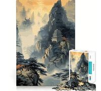Jigsaw Puzzles for Adults 1000 Piece Beautiful Japan Landscape Seamless Fit Art Mind Game Gift Slow Game Play Christmas Art Gift (38x52cm)