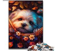 Jigsaw Puzzles for Adults 1000 Piece Beautiful Maltese cardboard Jigsaw Puzzles size 26x38cm Brain Teaser & Home Decor, Perfect