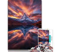 Jigsaw Puzzles for Adults 1000 Piece Beautiful Mountains And Lakes,Learning Educational Toys Family Games Educational Game for Birthday,Chrismas (75x50cm)