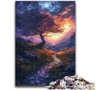 Jigsaw Puzzles for Adults 1000 Piece Beautiful Mountains Help The Brain Exercise Addictive Toys to Cultivate Patience Parent-child Interaction 50x75cm
