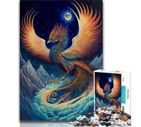Jigsaw Puzzles for Adults 1000 Piece Beautiful Phoenix Teenager Jigsaw,family Fun Games Is Ideal As A Gift for The Whole Family 38x26cm