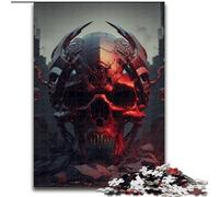 Jigsaw Puzzles for Adults, 1000 Piece Beautiful Skull Puzzles for Adults DIY Home Decor Gift, Adult Brain Teaser size : 26x38cm