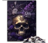 Jigsaw Puzzles for Adults, 1000 Piece Beautiful Skull Puzzles for Adults DIY Home Decor Gift, Adult Brain Teaser size : 26x38cm
