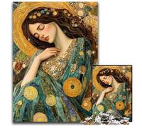 Jigsaw Puzzles for Adults, 1000 Piece Beautiful Sleeping Woman Cardboard Jigsaw Puzzles Interesting Stress Reduction, Gifts Ideas for 14+ 26X38CM