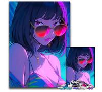 Jigsaw Puzzles for Adults 1000 Piece Beautiful Woman Anime Jigsaw Puzzles Perfect for Teenagers Family Bonding Brain Teaser & DIY Home Decor Gift 1000 PCS(38x26cm)