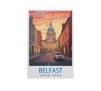 Jigsaw Puzzles for Adults 1000 Piece，Belfast Northern Ireland，Difficult Puzzle Perfect Educational Gift for Boys And Girls（75x50cm）-FZ30