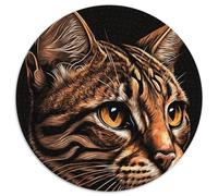 Jigsaw Puzzles for Adults 1000 Piece Bengal Cat Jigsaw Puzzles for Adults Making It A Great Gift for Family Fun (67.5x67.5cm)
