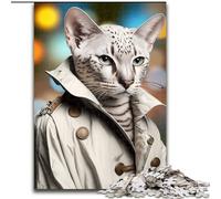 Jigsaw Puzzles for Adults 1000 Piece Bengal Cat Photogenic cardboard Jigsaw Puzzles for Adults size 38x26cm Challenging Brain Teaser, Family Activity, Home Decor
