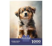 Jigsaw Puzzles for Adults 1000 Piece Bernese Dog Watercolor Puzzles for Adults Relax Games Pattern Assembly Christmas Birthday Gifts 70x50cm/1000pcs