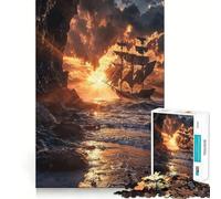 Jigsaw Puzzles for Adults 1000 Piece Beyond The Horizon Seamless Fit Art Mind Game Gift Slow Game Play Christmas Art Gift (38x26cm)