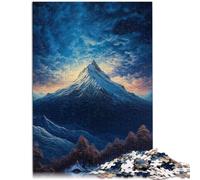 Jigsaw Puzzles for Adults 1000 Piece Beyond the Mountain Game Toys 26x38cm Stress Reliever Staycation Kill time