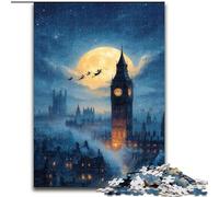 Jigsaw Puzzles for Adults 1000 Piece Big Ben, London Puzzle for Family Fun Perfect for Holidays, Interactive Game Nights (size 26x38cm)