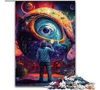 Jigsaw Puzzles for Adults 1000 Piece Big Eyes Wooden Jigsaw Puzzles for Adults Perfect for Teenager & Families, Ideal size : 50x75cm
