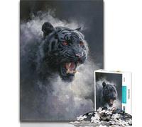 Jigsaw Puzzles for Adults 1000 Piece Black And White Tiger,Learning Educational Toys Family Games Educational Game for Birthday,Chrismas (38x26cm)