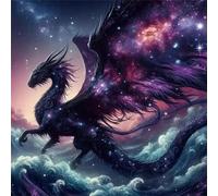 Jigsaw Puzzles for Adults 1000 piece Black Dragon, 1000 Piece Difficult jigsaw puzzles for adults, Challenging Jigsaws 1000 pieces, Puzzle Game for The Whole for Women, Gifts for Men 65x65cm