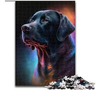 Jigsaw Puzzles for Adults, 1000 Piece Black Golden Retriever Puzzle for Teenagers, Couples, And Friends for Birthdays, Christmas (size : 50x75cm)
