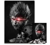 Jigsaw Puzzles for Adults 1000 Piece Black Myth Wukong paper Jigsaw Puzzles for Adults Gift for Men And Women DailySpecial Occasion 1000 PCS(38x26cm)