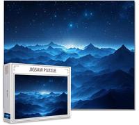 Jigsaw Puzzles for Adults 1000 Piece Black White Difficult Impossible Puzzle Educational Games Improve Memory Stress Reliever with Poster Included Compact Box any Occasion or Holiday T-8