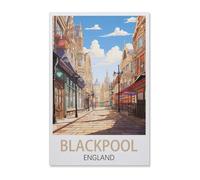 Jigsaw Puzzles for Adults 1000 Piece，Blackpool England，Difficult Puzzle Perfect Educational Gift for Boys and Girls 50x70cm-Z26