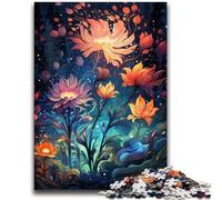 Jigsaw Puzzles for Adults 1000 Piece Blooming Colourful Wildflowers Adult Puzzles,Toys Educational Games Stress Relieving Unique Birthday And Gifts (38x26cm)