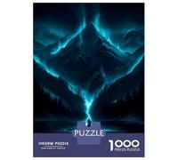 Jigsaw Puzzles for Adults 1000 Piece Blue Mountain Adult Jigsaw Anti-Stress Toys Perfect Decoration Fun Activities at Home 38x26cm/1000pcs