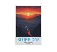 Jigsaw Puzzles for Adults 1000 Piece，Blue Ridge Parkway，Classic Puzzle Teens Boys Girls Puzzles for DIY Intellective Educational Game, Gift Home Decor（75x50cm）-FV9