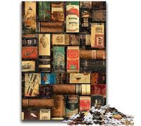 Jigsaw Puzzles for Adults 1000 Piece Bookshelf Jigsaw,Challenging Game Gifts for Is Ideal As A Gift for The Whole Family (38x26cm)