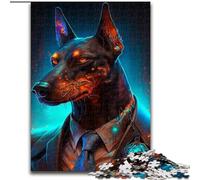 Jigsaw Puzzles for Adults, 1000 Piece Boss Doberman Adult Jigsaw Puzzles 1000 Pieces Skill Level Beginner, Great for Birthday (Szie 50x75 cm)
