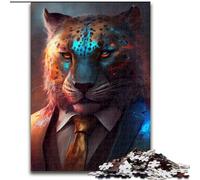 Jigsaw Puzzles for Adults, 1000 Piece Boss Leopard Adult Jigsaw Puzzles 1000 Pieces Skill Level Beginner, Great for Birthday (Szie 50x75 cm)
