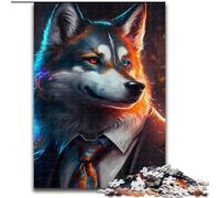 Jigsaw Puzzles for Adults 1000 Piece Boss Lion Difficult Puzzles for Adults for Family & Friends, Brain-Teasing Challenge (Szie 50x75 cm)