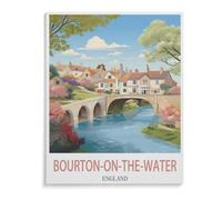 Jigsaw Puzzles for Adults 1000 Piece,Bourton on The Water England,Educational Games Brain Challenge Jigsaw Puzzles for Adult Kids 50x70cm-M51
