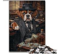 Jigsaw Puzzles for Adults 1000 Piece Boxer Dog Drinking, Family Entertainment Toys Is Ideal As Gifts for The Whole Family for 14+ (Size 50x75cm)