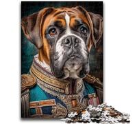 Jigsaw Puzzles for Adults 1000 Piece Boxer Dog Puzzles for Adults,Challenging Game for The Whole for Women, Gifts for Men (38x26cm)
