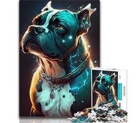 Jigsaw Puzzles for Adults 1000 Piece Boxer Dog Teenager Jigsaw,Challenging Game Toys Wall Decoration Unique Birthday And Xmas Gifts (size 75x50cm)
